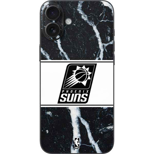 NBA Phoenix Suns Marble iPhone 16 Plus Skin