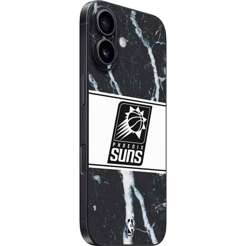 NBA Phoenix Suns Marble iPhone 16 Plus Skin