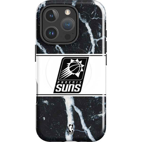 NBA Phoenix Suns Marble iPhone 16 Pro Magsafe Impact Case