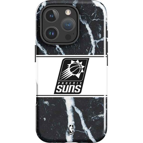 NBA Phoenix Suns Marble iPhone 16 Pro Max Impact Case