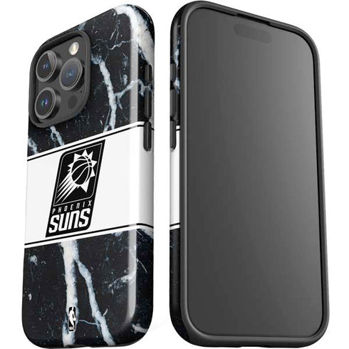 NBA Phoenix Suns Marble iPhone 16 Pro Max Impact Case