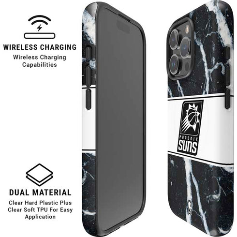 NBA Phoenix Suns Marble iPhone 16 Pro Max Magsafe Impact Case