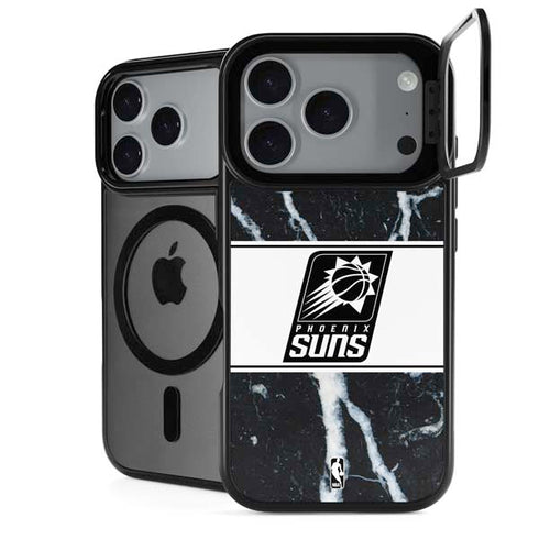 NBA Phoenix Suns Marble iPhone 18 Pro Kickstand Case