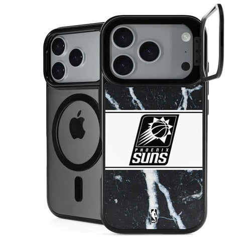 NBA Phoenix Suns Marble iPhone 18 Pro Max Kickstand Case