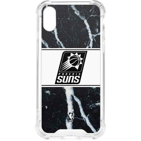 NBA Phoenix Suns Marble iPhone XS Clear Case