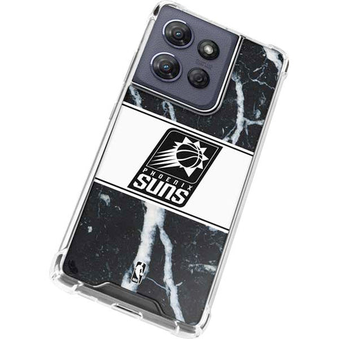 NBA Phoenix Suns Marble Moto G 5G (2025) Clear Case