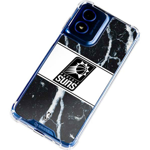 NBA Phoenix Suns Marble Moto G 5G (2024) Clear Case