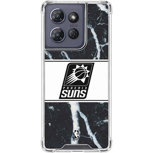 NBA Phoenix Suns Marble Moto G Play 5G (2025) Clear Case