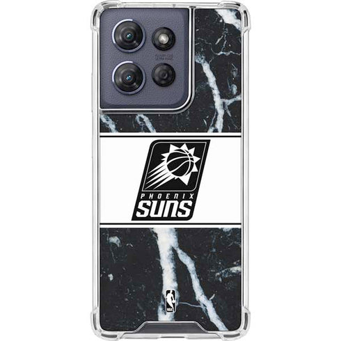 NBA Phoenix Suns Marble Moto G Stylus 5G (2025) Clear Case