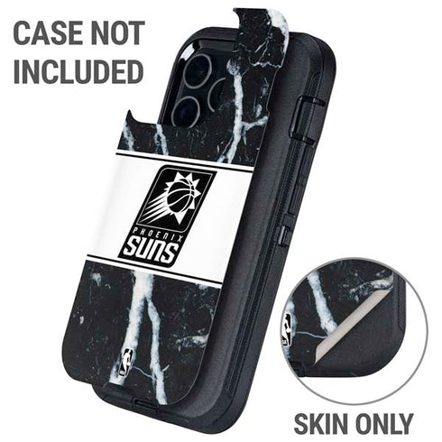 NBA Phoenix Suns Marble Otterbox Defender iPhone Skin