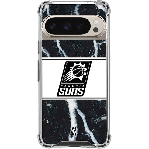 NBA Phoenix Suns Marble Pixel 9/9 Pro Clear Case