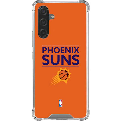 NBA Phoenix Suns Standard - Orange Galaxy A17 Clear Case