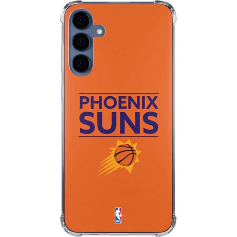 NBA Phoenix Suns Standard - Orange Galaxy A55 5G Clear Case
