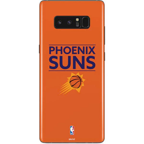 NBA Phoenix Suns Standard - Orange Galaxy Note 8 Skin