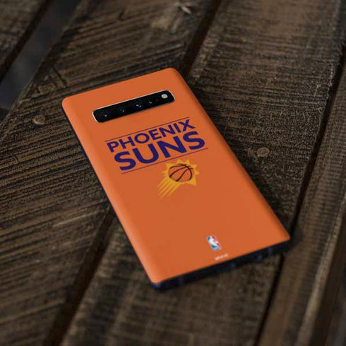 NBA Phoenix Suns Standard - Orange Galaxy S10 Skin