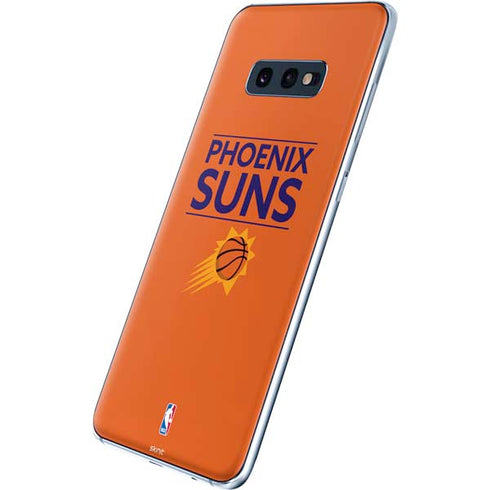 NBA Phoenix Suns Standard - Orange Galaxy S10e Skin