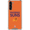 NBA Phoenix Suns Standard - Orange Galaxy S24 FE Clear Case