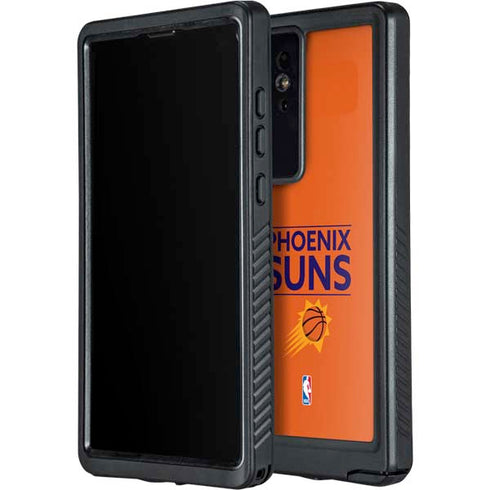 NBA Phoenix Suns Standard - Orange Galaxy S24 Ultra Waterproof Case