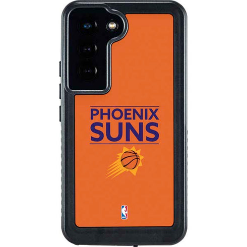 NBA Phoenix Suns Standard - Orange Galaxy S24 Waterproof Case