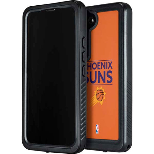 NBA Phoenix Suns Standard - Orange Galaxy S24 Waterproof Case