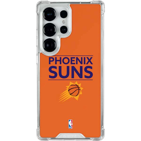 NBA Phoenix Suns Standard - Orange Galaxy S25 Ultra Clear Case