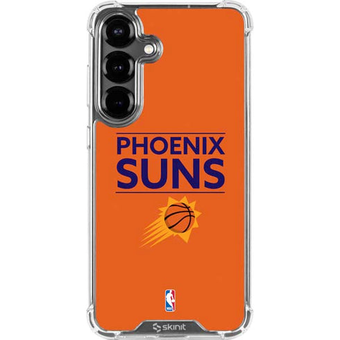 NBA Phoenix Suns Standard - Orange Galaxy S26 Clear Case