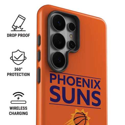 NBA Phoenix Suns Standard - Orange Galaxy S26 Ultra Impact Case