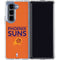 NBA Phoenix Suns Standard - Orange Galaxy Z Fold5 5G Clear Case