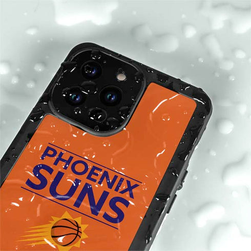 NBA Phoenix Suns Standard - Orange iPhone 15 Pro Waterproof Case