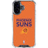 NBA Phoenix Suns Standard - Orange iPhone 16 Clear Case