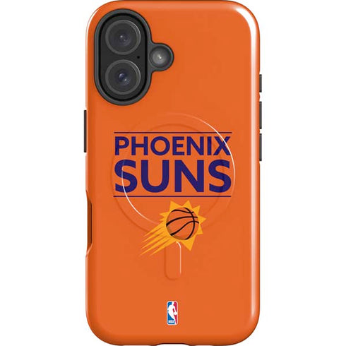 NBA Phoenix Suns Standard - Orange iPhone 16 Magsafe Impact Case