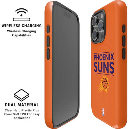 NBA Phoenix Suns Standard - Orange iPhone 16 Pro Magsafe Impact Case