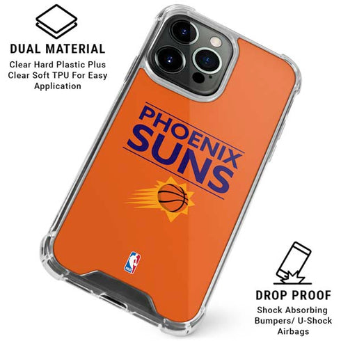 NBA Phoenix Suns Standard - Orange iPhone 16 Pro Max Clear Case