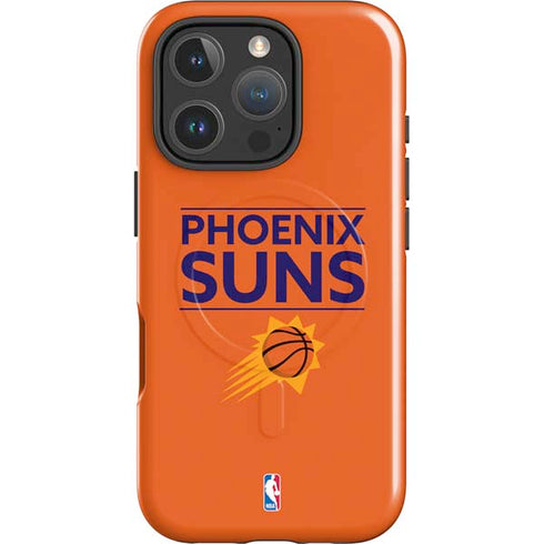 NBA Phoenix Suns Standard - Orange iPhone 16 Pro Max Magsafe Impact Case