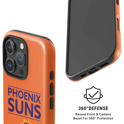 NBA Phoenix Suns Standard - Orange iPhone 16 Pro Max Magsafe Impact Case
