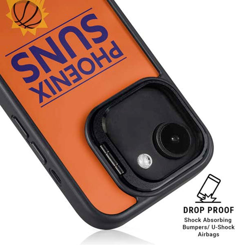 NBA Phoenix Suns Standard - Orange iPhone 16e Kickstand Case