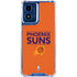 NBA Phoenix Suns Standard - Orange Moto G 5G (2024) Clear Case