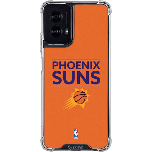 NBA Phoenix Suns Standard - Orange Moto G Power 5G (2024) Clear Case