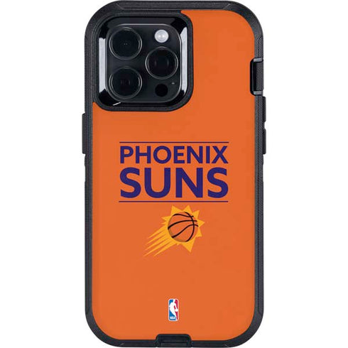 NBA Phoenix Suns Standard - Orange Otterbox Defender iPhone Skin