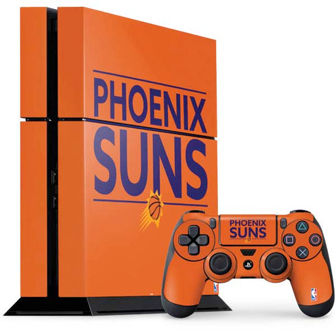 NBA Phoenix Suns Standard - Orange PS4 Console and Controller Bundle Skin