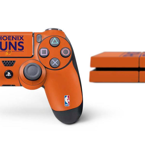 NBA Phoenix Suns Standard - Orange PS4 Console and Controller Bundle Skin