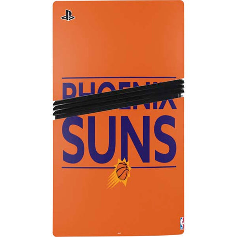 NBA Phoenix Suns Standard - Orange PS5 Pro Disk Console Skin