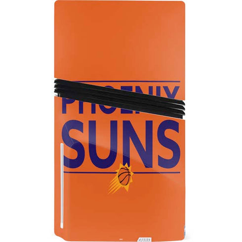 NBA Phoenix Suns Standard - Orange PS5 Pro Disk Console Skin
