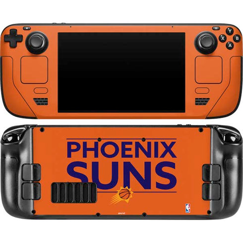 NBA Phoenix Suns Standard - Orange Steam Deck Handheld Gaming Computer OLED Skin