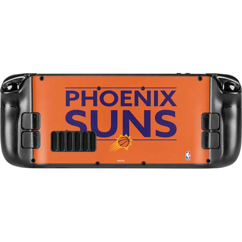 NBA Phoenix Suns Standard - Orange Steam Deck Handheld Gaming Computer Skin