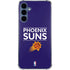 NBA Phoenix Suns Standard - Purple Galaxy A55 5G Clear Case