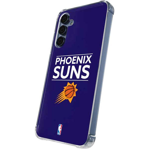 NBA Phoenix Suns Standard - Purple Galaxy A55 5G Clear Case