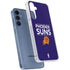 NBA Phoenix Suns Standard - Purple Galaxy A55 5G Clear Case