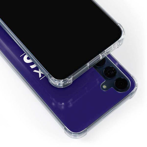 NBA Phoenix Suns Standard - Purple Galaxy A55 5G Clear Case