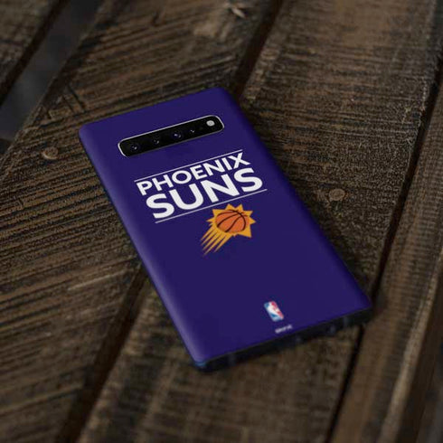 NBA Phoenix Suns Standard - Purple Galaxy S10 Plus Skin
